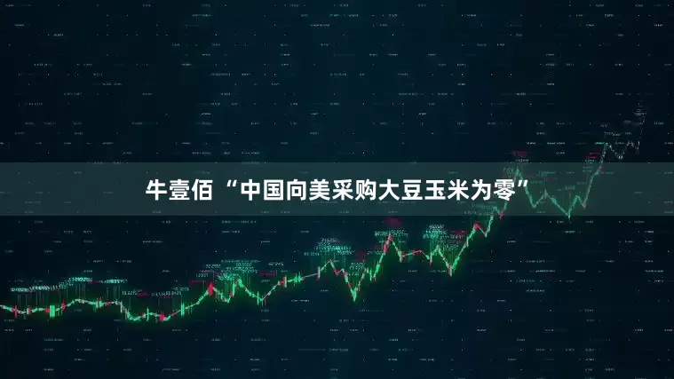 牛壹佰 “中国向美采购大豆玉米为零”