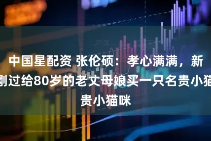 中国星配资 张伦硕：孝心满满，新年刚过给80岁的老丈母娘买一只名贵小猫咪